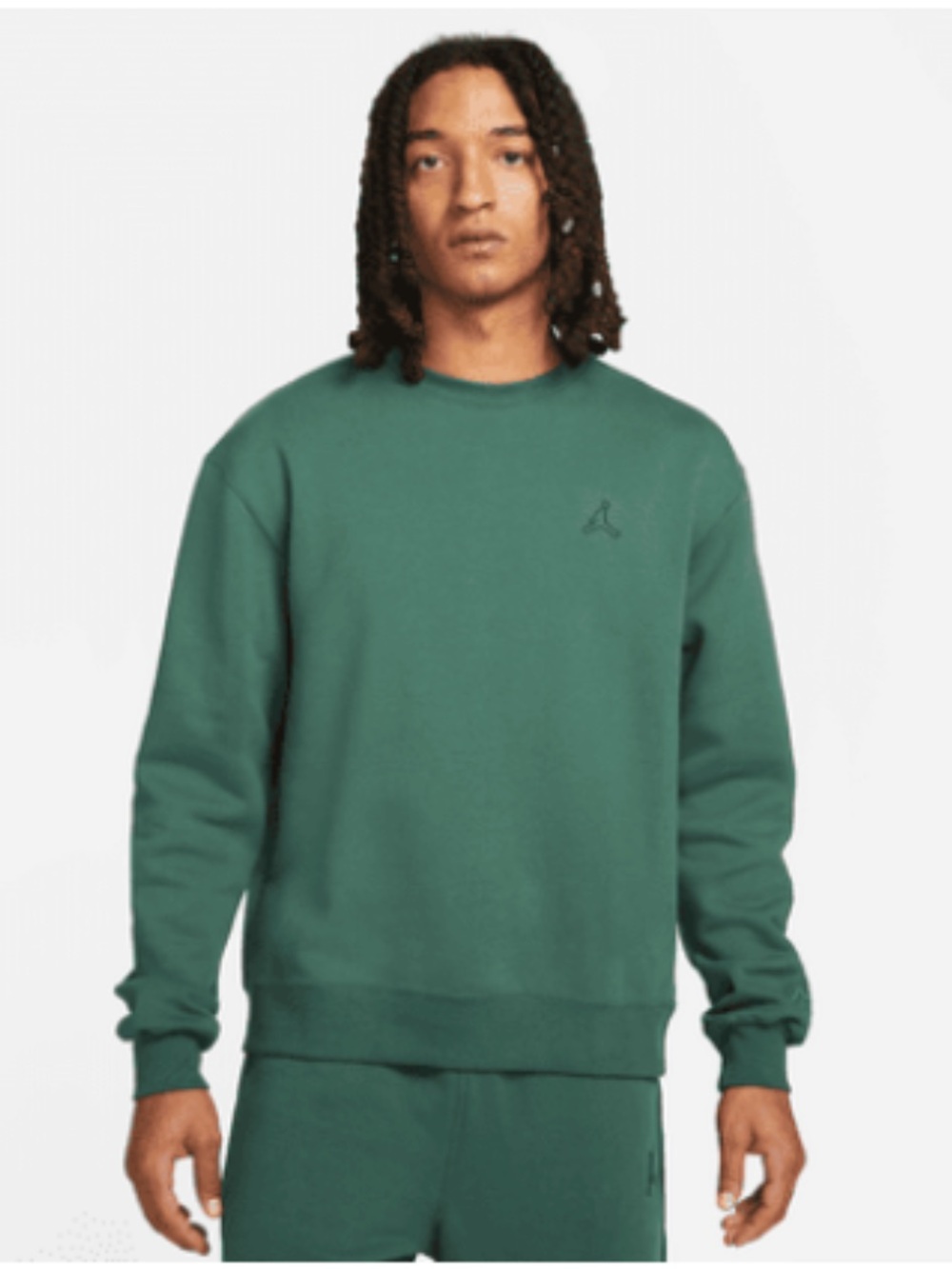 Jordan Men's Dark Green Crewneck Sweatshirt